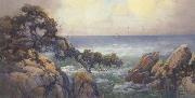 unknow artist Cypress Trees on the Monterey Coast oil painting artist